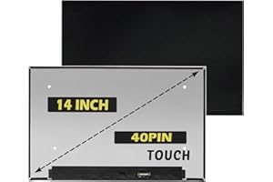 Lyinsen Replacement Laptop 1920x1080 40pins LED Touch Screen Digitizer Display Assembly 14" for Dell Latitude 5420 B140HAK02.
