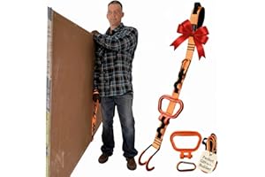 Multus Max Mover Panel Lift – Heavy Duty Plywood, Sheetrock & Drywall Carrier | Ergonomic Handle Strap System for Easier Lifting & Moving Panels