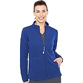 Med Couture Women's Performance Fleece Jacket with 4 Pockets and 2-Way Stretch - MC8684