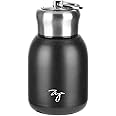 10.15oz/300ML Mini Thermal Mug Leak Proof Vacuum Flasks Travel Thermos Stainless Steel Drink Water Bottle Thermos Cups for Indoor and Outdoor (Black)