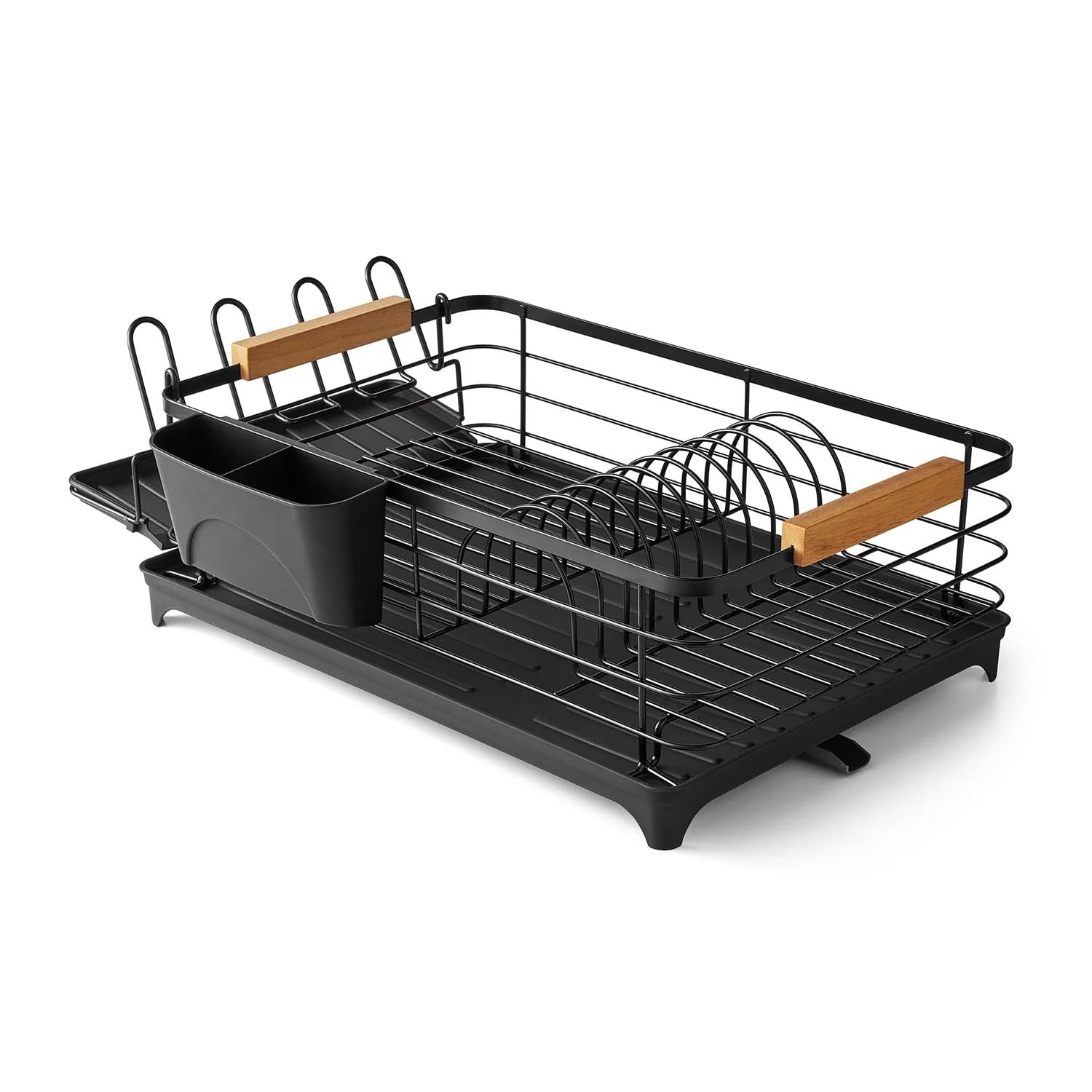 Photo 1 of ***SLIGHTLY BENT ON ONE SIDE***
Member's Mark Modern Dish Rack with Utensil Caddy and Glassware Holder