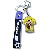 Cristiano Ronaldo Keychain, Smiling Portugal Soccer Star, Ronaldo Gifts for Fans, Ronaldo Keyring