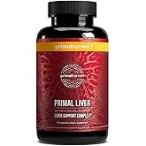 Primal Harvest Primal Liver Liver Supplement with, Alpha-Lipoic Acid, L-Cysteine HCL, L-Glutathione, Milk Thistle, and Spirulina, for Men and Women, 120 Capsules