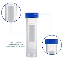 Ackers Skirted Conical Centrifuge Tubes 50mL, 50Pcs