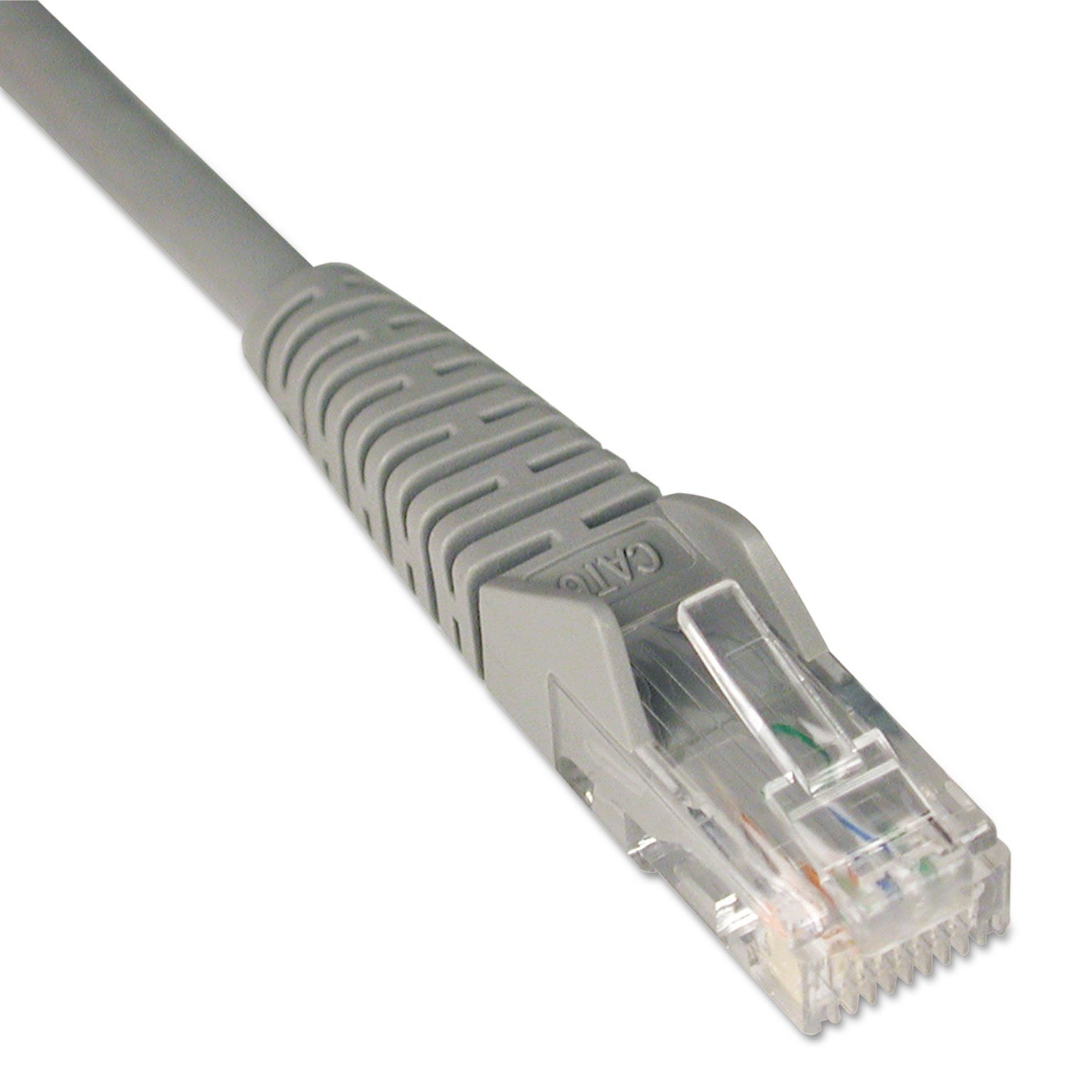 Tripp Lite Cat6 Gigabit Snagless Molded UTP Patch Cable RJ45 M/M Grey, 2.13 m (N201-007-GY) — image 1
