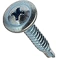ITW 21530 Teks #8 x 1 in. Lath Drill Point Screw, Contractor Pack, 510-per Tub, 8-18 x 1