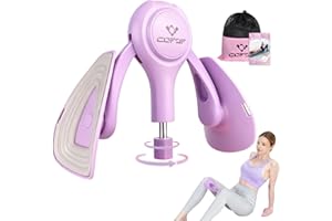 COFOF Thigh Trainer for Women, 15-70LB Adjustable Resistance Inner Thigh Exerciser for Pelvic Floor Muscle Repair, Thigh Trainer Kegel Exercise for Shaping, Yoga & Weight Loss at Home Gym