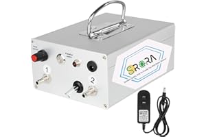 SRORA Goat Cow Milking Machine Pump, Electric Pulsation Milking Machine Pump for Goat, Rechargeable Battery Powered Portable Pulsation Vacuum Milk Machine Pump (Pump)