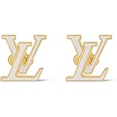 18K Gold Plated Designer Logo Earrings for Women, Stylish Initial Letter Earrings, Trendy Fashion Jewelry Gift for Her