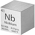 Cube Density Cubes High Density Element for Element Collections Lab Experiment Material Heavy Small Objects Experience(1 Inch,Niobium)