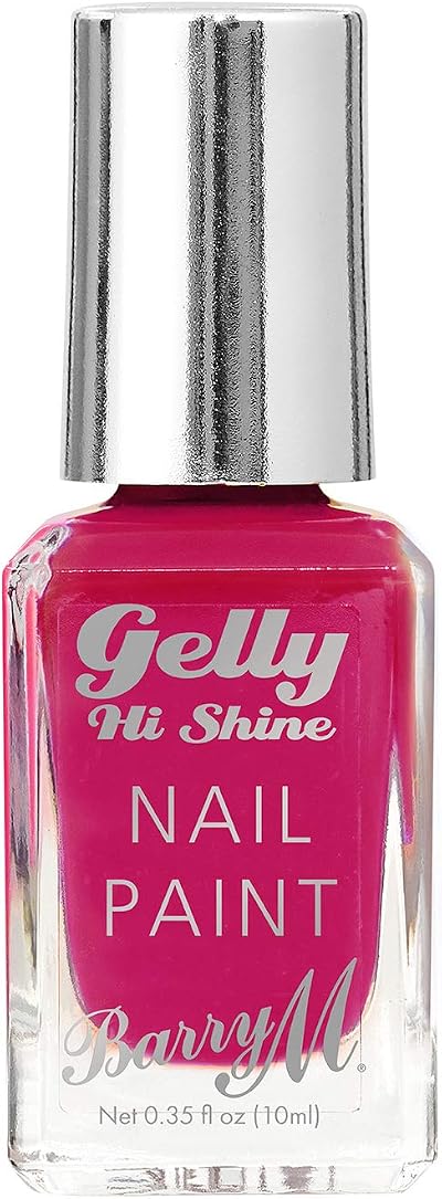Barry M Gelly Hi Shine Gel Nail Paint Pink Watermelon Juice
