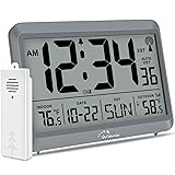 WallarGe Atomic Clock with Indoor Outdoor
