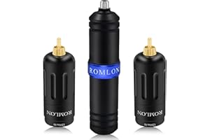 Romlon Tattoo Kit - Tattoo Pen Kit Professional Rotary Tattoo Machine with 2Pcs Battery Power for Beginner and Tattoo Artists