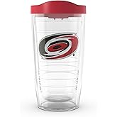 Tervis Made in USA Double Walled NHL Carolina Hurricanes Insulated Tumbler Cup Keeps Drinks Cold & Hot, 16oz, Primary Logo