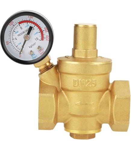 Water Pressure Regulator 3/4 Inch DN20 With Gauge, Made Of 100% High - View #6