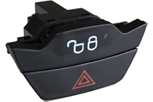 MKAREPART Hazard Warning Light and Door Lock Switch Compatible with Transit Custom Connect Fiesta Focus B Max C Max 1519127 B