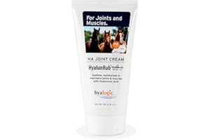 Hyalogic HA Joint Cream for Horses 6 oz Hyaluronic Acid Soothes Equine Joints and Muscles - HyalunRub