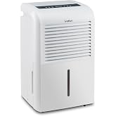 Ivation 50 Pint Dehumidifier for Basement w/Pump &amp; Drain Hose, 4,500 Sq Ft | Auto-shutoff sensor and washable filter help prevent overflow and mess - rolls easily on caster wheels between rooms