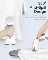 BEAUTURAL Clothes Steamer Portable Handheld Garment Wrinkles Remover 1200W view 3