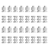 ASUNTOM 32Pcs Electrical Fence Connector Aluminium