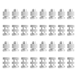 ASUNTOM 32Pcs Electrical Fence Connector Aluminium