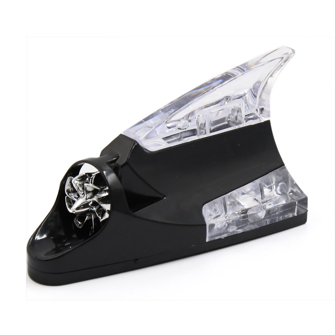 sourcingmap Black Shark Fin Shape Car Roof LED Light Decorative Antenna