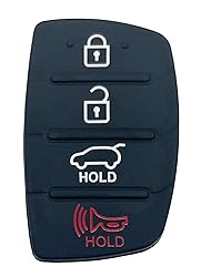 4 Buttons Car Remote Fob Case Key Fob Rubber Button