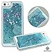 iPhone 6s plus case,iphone 6 plus case, liujie Liquid Cool Quicksand Moving Stars Bling Glitter Floating Dynamic Flowing Case Liquid Cover for Iphone 6s plus 5.5inch (blue)