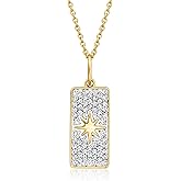 Ross-Simons 0.40 ct. t.w. Diamond North Star Bar Pendant Necklace in 18kt Gold Over Sterling. 18 inches