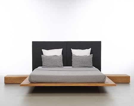 Mazzivo Mood 2 0 Hochwertiges Holz Bett Schlicht Zeitlos Filigran Modern Edel Elegant Italienisches Design 120 140 160 180 200 Uberlange Eiche Erle Buche Esche Kirschbaum Erle 120 X 220 Cm Amazon De Kuche Haushalt