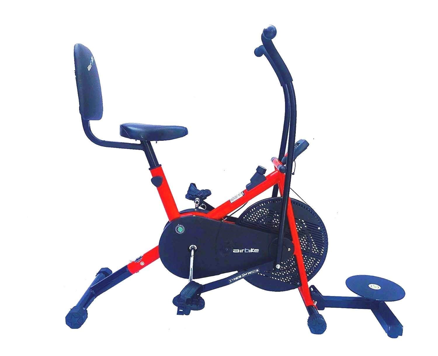 exercise cycle with moving handle