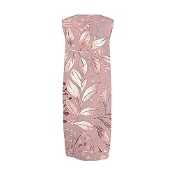 Women Dresses Summer Fall Cotton Linen Midi Dresses
