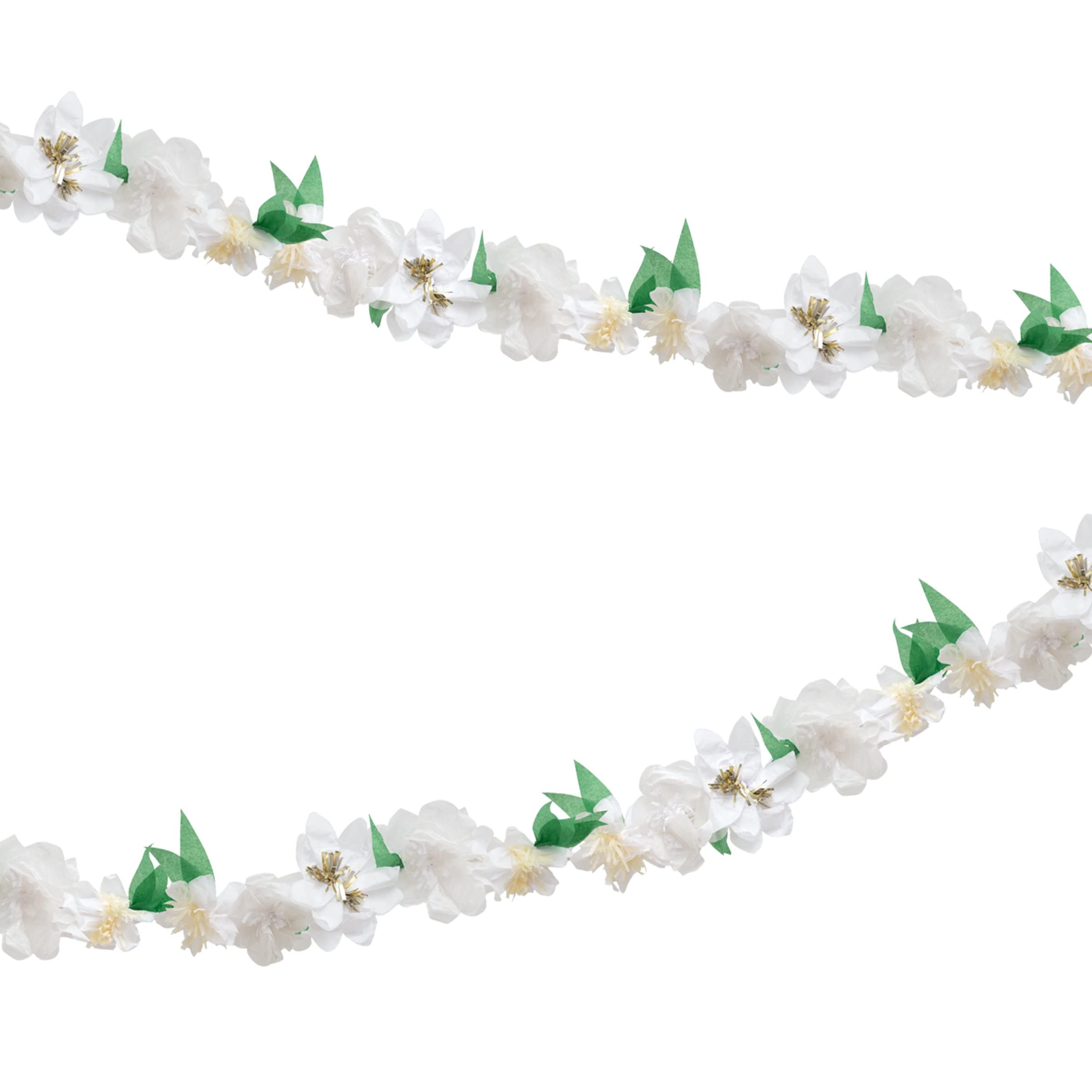 Meri Meri White Blossom Garland (Pack of 1)