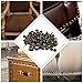 Yasorn 100pcs Antique Upholstery Nails Decorative Furniture Tacks Set Thumb Tack Push Pins DIY 1/2