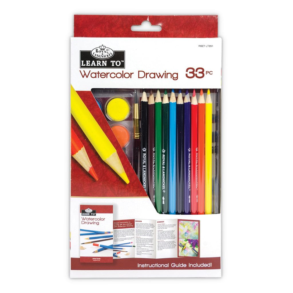 Royal & Langnickel Learn to WATRCLR Drawing 33 PC