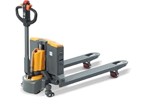 APOLLOLIFT Electric Pallet Jack Truck 3300lb Capacity, Lithium Powered Pallet Truck 48"x27" Forks Lift Jack for Narrow Spaces