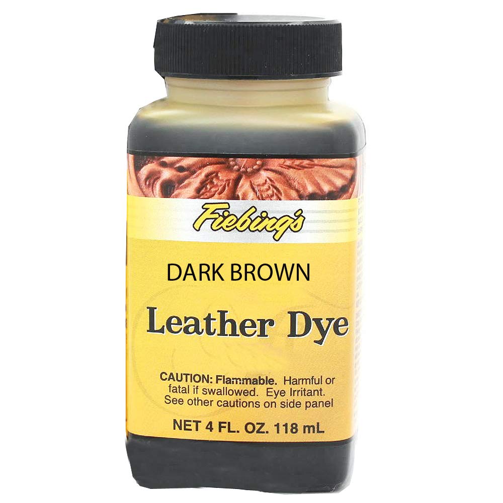 Fiebing's Leather Dye, Dark Brown, 4 oz. Amazon.co.uk Business