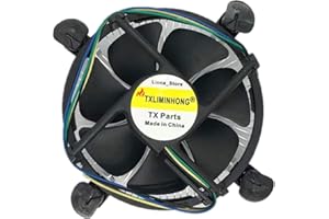 TXLIMINHONG heatsink and CPU fan for Intel i3/i5/i7 lga 115x 1150 1151 1155 1156 Series E97379-003 D34223–001 D75716 D95263 E