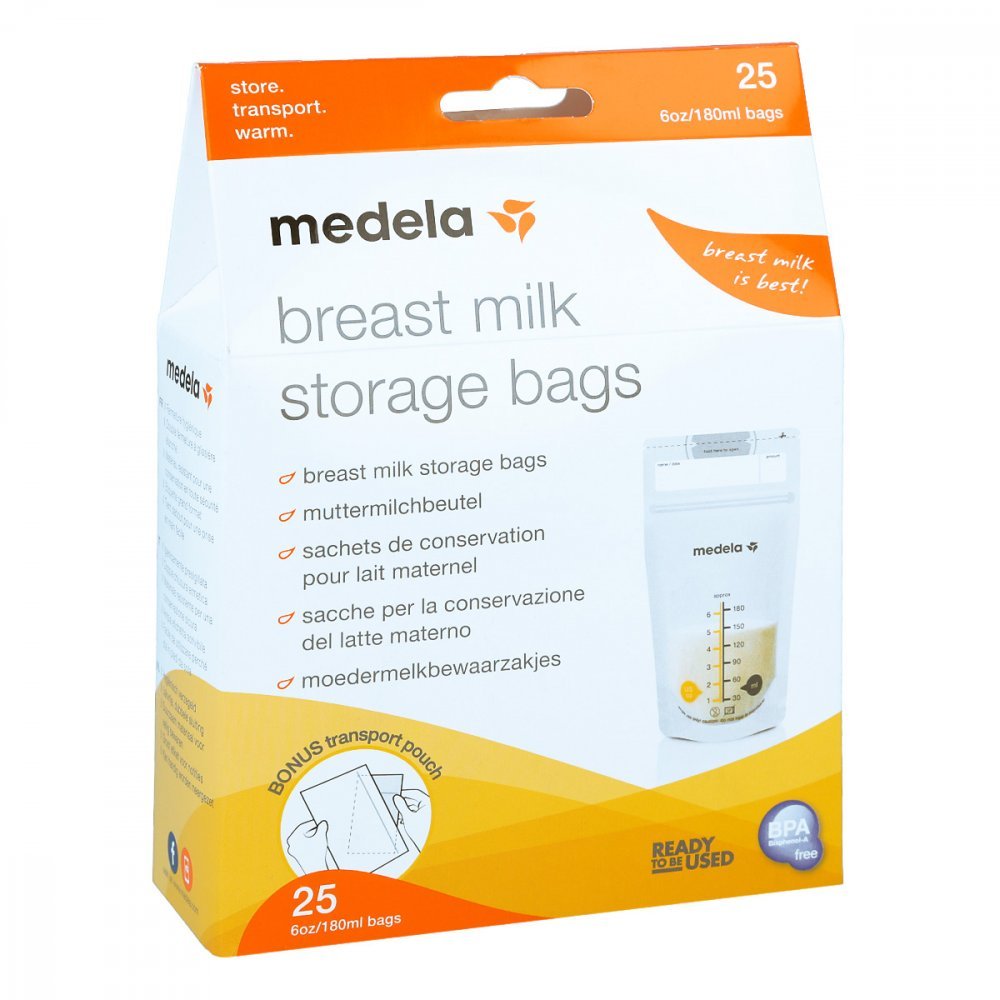 Medela Muttermich - Bolsas de almacenaje (25 unidades): Amazon.es ...