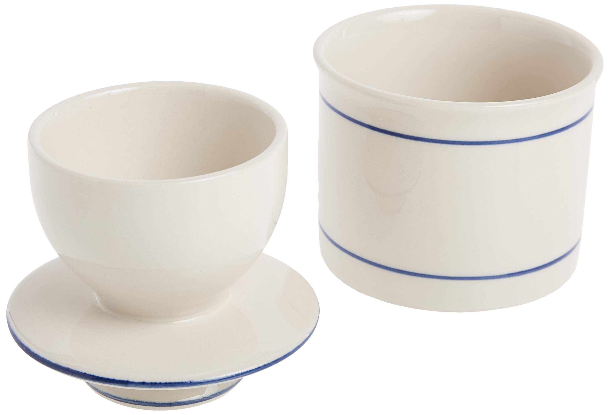 Photo 1 of Norpro Glazed Stoneware Butter Keeper,White
