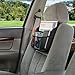 Busy Life CAR SEAT ORGANIZER - Great FRONT SEAT HOLDER For Cell Phone or Small Purse. Rigid Support Gives SEAT BACK ORGANIZER Strength - Safely Store Essentials For The Driver