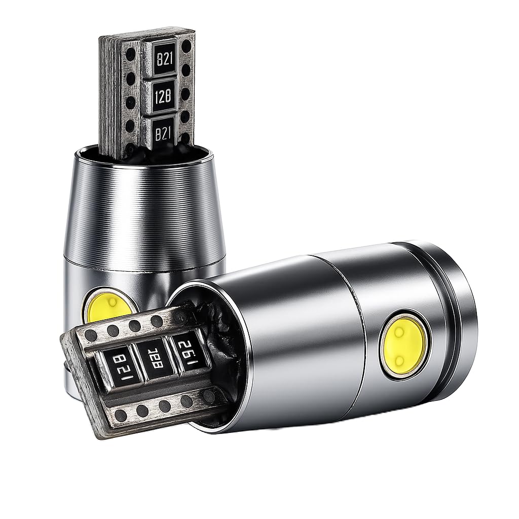 UltraVision - Super Bright 5 SMD 501 | W5W | T10 Sidelight Bulbs – 12V, 8W – Pack of 2 – High-Performance LED Lights for Clear, Bright Illumination – Energy Efficient and Long-Lasting Design.