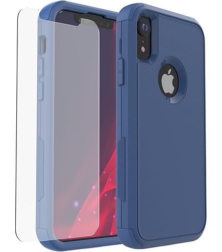 Amazon.com: Mieziba for iPhone XR Case, Heavy Duty Shockproof Dust