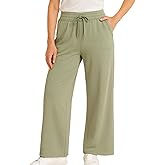 Spyder Womens Pants - Double Knit Wide Leg Pants Woman with Pockets Drawstring Waistband Joggers Sweatpants Women