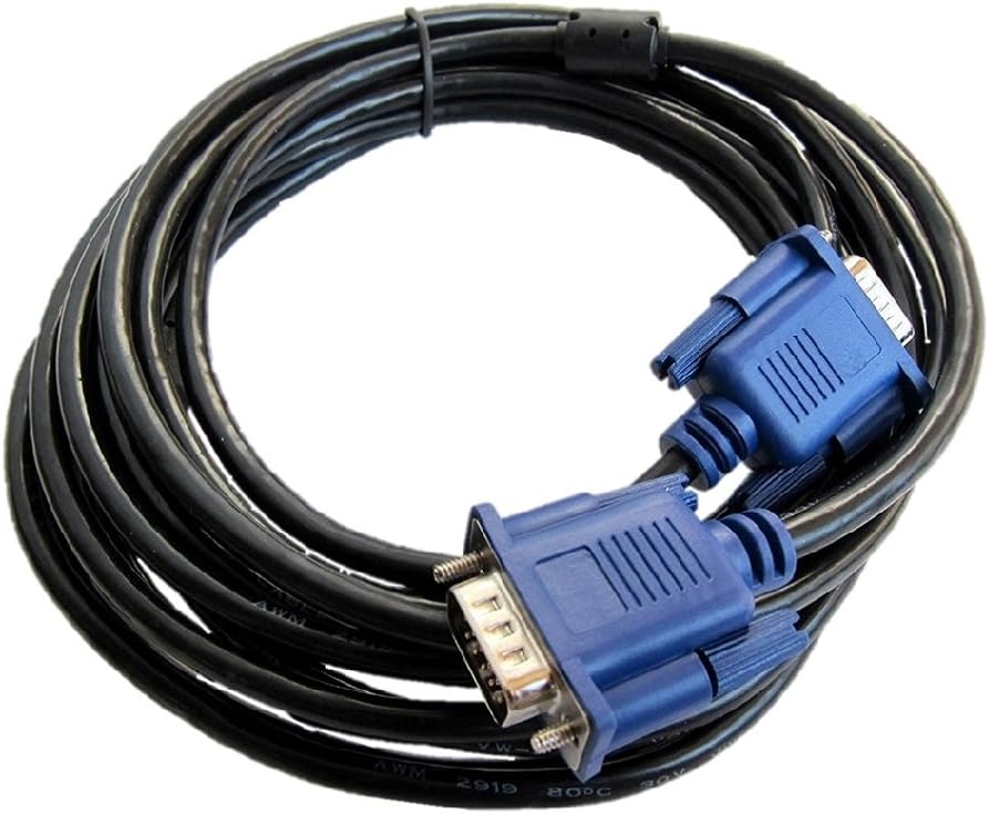 Amazon VGA ケーブル 5m ミニDサブ 15ピン （アナログRGB ミニDsub15ピン オス オス） アイ