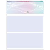 NextDayLabels Blank Check Paper 100 Pack, Hologram Laser Checks, QuickBooks | two perforated vouchers, microtext, true watermark &amp; warning bands on smooth 24# stock &ndash; Made in the USA