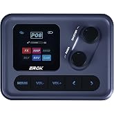 EROK Pocket Sonic Mini Multi-Effects Pedal for Guitar &amp; Bass, 80 Presets | Freely Reorderable 6-Module Chain | 60+ Effects | Built-In Tuner | MIDI Footswitch Control