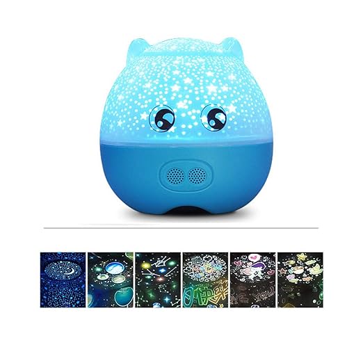 ZHANG Luces nocturnas para niños, lámpara de proyector Ocean ...