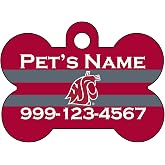 Washington State Cougars Pet ID Dog Tag - Officially Licensed Personalized Name & Number Tag