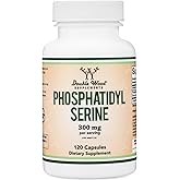 PhosphatidylSerine Supplement 300mg Per Serving, 120 Capsules (Phosphatidyl Serine Complex) by Double Wood
